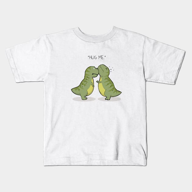 Dinosaur hugs, short arms issue. Kids T-Shirt by BOEC Gear